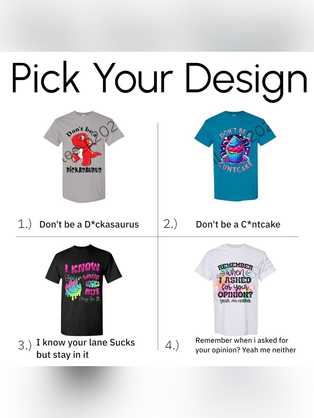 Graphic Shirts *Buy Now* Listed Price
